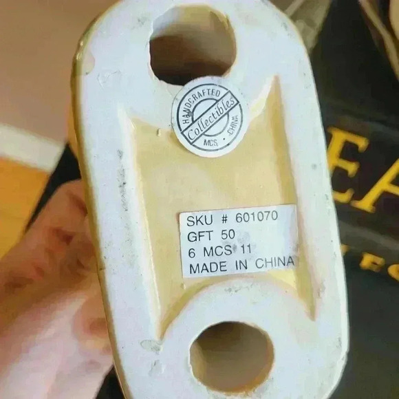 Unusual Vintage Ceramic Piece Moose Deer Elk Figure Handcrafted - Picture 5 of 10